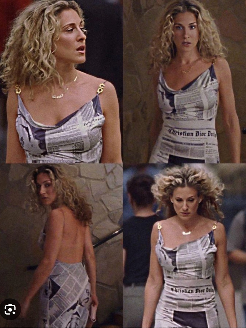 Carrie Bradshaw sex and the city inspired iconic newspaper dress